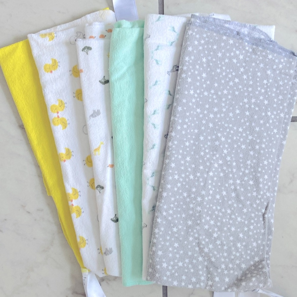 Pack of 6 receiving blankets